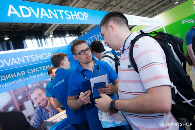 Команда AdvantShop представила стенд на выставке ECOM Expo`17